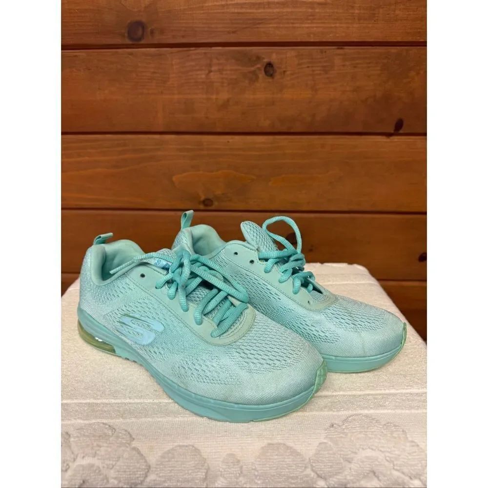Skechers Womens Skech Air Infinity 12176 Green Running Shoes Sneakers Size 7